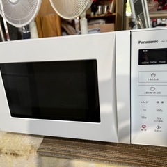 パナソニック 電子レンジ 単機能 フラットテーブル 22L 新生活 スピードあたため ヘルツフリー ホワイト NE-FL1A-Wの画像