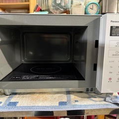 パナソニック 電子レンジ 単機能 フラットテーブル 22L 新生活 スピードあたため ヘルツフリー ホワイト NE-FL1A-Wの画像