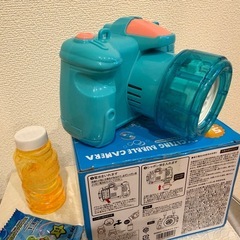 カメラ型シャボン玉機の画像