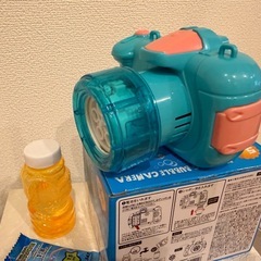 カメラ型シャボン玉機の画像