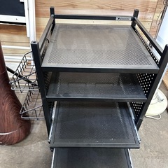 スライドスチールラック　収納の画像