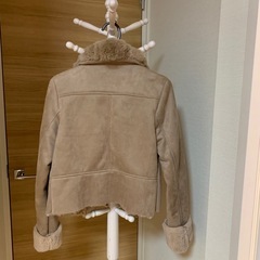 ラビットファー コートジャケットの画像