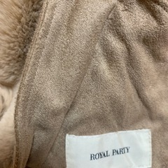 ラビットファー コートジャケットの画像