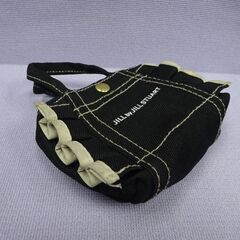 ( E-33 )JILL by JILL STUART ジルスチュアート ミニフリルトートバッグ ブラック 黒 中古の画像