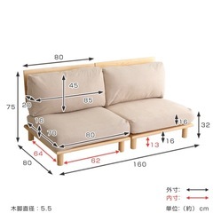 一人掛けソファ　一台の画像