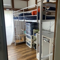 ロフトベッドベットの画像