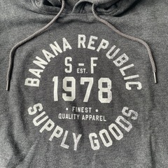 BANANA REPUBLIC ロゴプリントパーカーの画像
