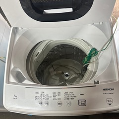 HITACHI 洗濯機　2021年製の画像