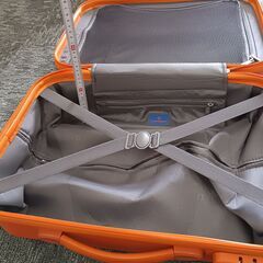 元気なオレンジ★　キャリーケースの画像