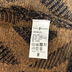 美品　journal standard ジャガードカーディガン　Mの画像