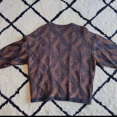 美品　journal standard ジャガードカーディガン　Mの画像