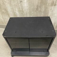【那須町役場】平成レトロ　パナソニック　キャスター付きテレビ台　収納棚【管理番号361】の画像