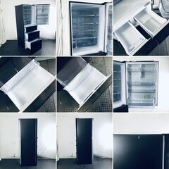 ID:rd24341 【自社配送エリア内限定】アクア AQUA 冷蔵庫 ファミリー 中古 2018年製 5ドア 415L グロスブラウン ファン式 右開き AQR-SV42G(T)  【リユース品：状態B】【送料無料】【設置費用無料】の画像