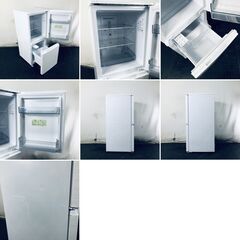 ID:rd24544 シャープ SHARP 冷蔵庫 一人暮らし 中古 2022年製 2ドア 152L ホワイト ファン式 両方開き SJ-D15H-W  【リユース品：状態B】【送料無料】【設置費用無料】の画像