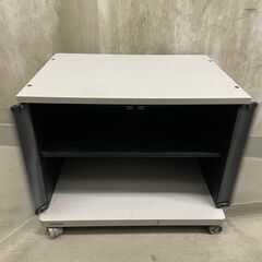 【那須町役場】平成レトロ　キャスター付きテレビ台　収納棚【管理番号362】の画像