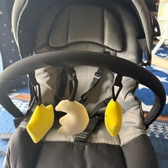 KATOJI New York Baby バウンサー グレー おもちゃ付きの画像