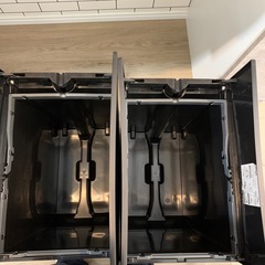 SOLOW ソロウ　ごみ箱　ブラック　両開き　45L 2個セットの画像