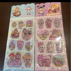 9おしりシール ラブブ シール キャラクター ボンボンドロップシール ぷくぷくシール　2枚で1000の画像