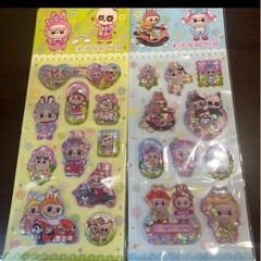 9おしりシール ラブブ シール キャラクター ボンボンドロップシール ぷくぷくシール　2枚で1000の画像