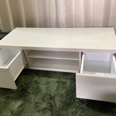 ⭐訳あり美品 先着1名⭐　テレビ台　テレビボード　白の画像
