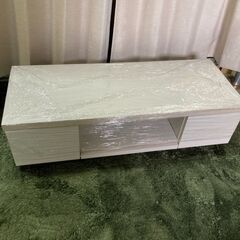 ⭐訳あり美品 先着1名⭐　テレビ台　テレビボード　白の画像