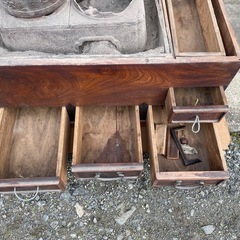 アンティーク　火鉢　ジャンク　再生ベースに
の画像