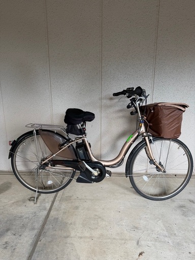 【東京都手渡し】中古美品　ブリジストン電動アシスト自転車 アシスタDX26インチ プレシャスベージュ色　大容量15.4Ahバッテリー2個付き！