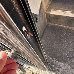 伸縮フェンス　アルミ　アコーディオン　1m ゲート　門扉
の画像