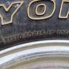 ジムニー　JA11　ワイド　タイヤ　ホイール　３本のみ　ホイルの画像