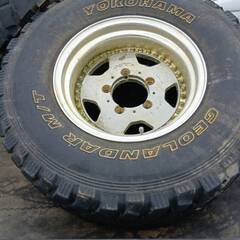 ジムニー　JA11　ワイド　タイヤ　ホイール　３本のみ　ホイルの画像