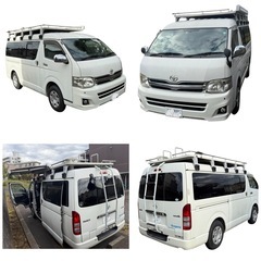 ✨奇跡の走行8100km✨ハイエース🚘 4WD・スーパーGL・ロング・ワイド・Ｍルーフ・ガソリン🚘 走行◎ブレーキ◎ステアリング◎全国自走でお届け可能です😊の画像