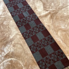 V.FRAAS ヴィフラースCASHMINKマフラーショール ストール スカーフパープル紫色グレイグレー灰色縦163センチ横35.5センチドイツ製メンズmen’s男性用紳士レディースlady's LADYS女性用婦人ウィメンズwomen’sユニセックス男女兼用の画像