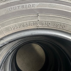 195/65/R15 スタッドレス4本　タイヤのみの画像