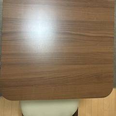 ニトリ NITORI ダイニングテーブル+回転椅子（DT GK 70・回転椅子1脚） 一人暮らしの画像