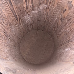 GY1119 巨大木桶　樽　木樽　漬物樽 内蓋ありの画像