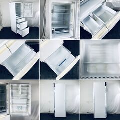 ID:rg221205 【自社配送エリア内限定】パナソニック Panasonic 冷蔵庫 ファミリー 中古 2019年製 5ドア 406L ディープホワイト ファン式 右開き NR-J41NC-WDW  【リユース品：状態B】【送料無料】【設置費用無料】の画像