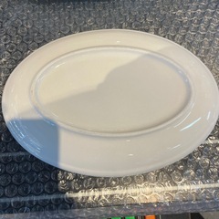 【引き取り限定】中古品　楕円形中華皿　5枚セット　の画像