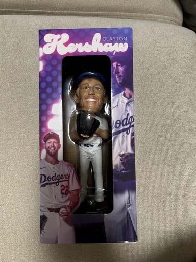2024/9/25 球場配布 ドジャース　ボブルヘッド　クレイトン・カーショー