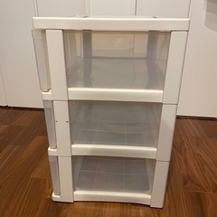 衣装ケース 3段 お譲りします の画像