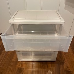 衣装ケース 3段 お譲りします の画像