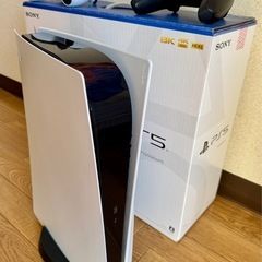 PlayStation5　PS5　ディスクドライブ搭載 プレステ5 コントローラーｘ２の画像