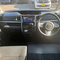 【自社ローン】ダイハツ タント カスタムRSトップエディションSAⅡ アクセル踏み間違い防止装置 レーンキープアシスト 衝突軽減ブレーキ 横滑り防止装置 Bluetooth接続 バックカメラ フルセグTV メモリーナビ DVD 両側電動スライドドア スマートキー キーレス 純正アルミの画像