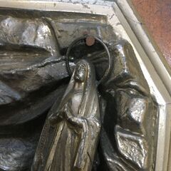 JME080S)ヨーロッパ雑貨 レリーフ アンティーク 幅：約21cm  高さ：約25cm  中古品【取りに来られる方限定】の画像