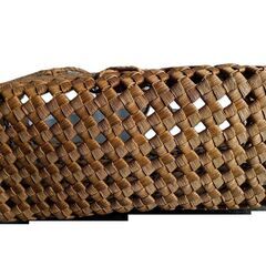 ■編み込み　カゴ　バック■USEDの画像