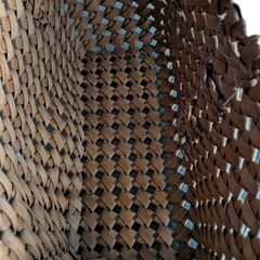 ■編み込み　カゴ　バック■USEDの画像