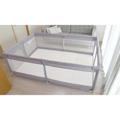 popomi ベビーサークル　グレー　160×200の画像