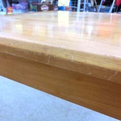 ダイニングテーブル 木目調 2人掛け 75×75cm テーブルのみ ナチュラル 正方形 2人用サイズ テーブル 2人掛けサイズ 札幌市 西野店の画像