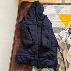 ロングコート　ネイビーの画像