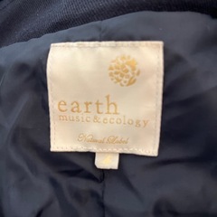 ロングコート　ネイビーの画像