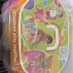 持ち運びブロック　机椅子の画像